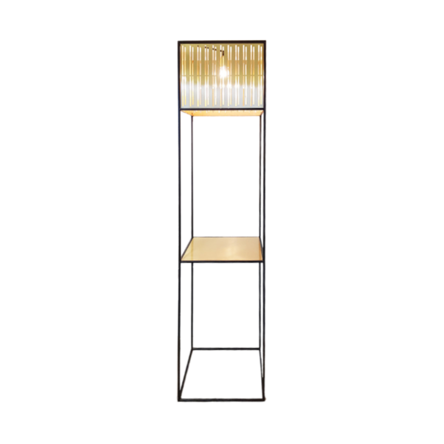 Gold Stehleuchte